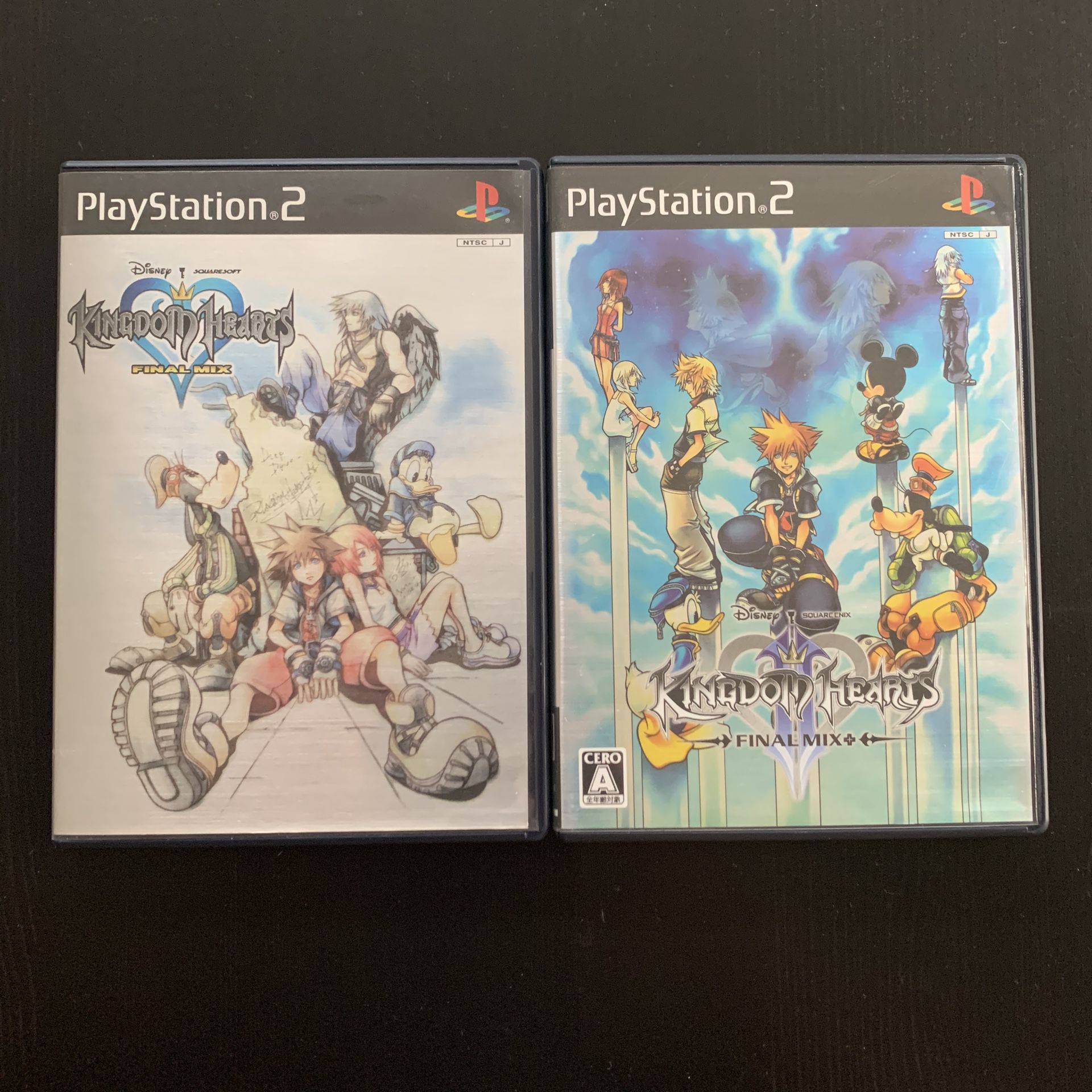 Kingdom Hearts 1&2 Final Mix and Final Mix+ for PS2 (JAPANESE IMPORT)