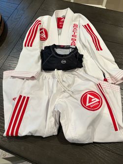 Y4 Adidas Gracie Barra GI and rash guard
