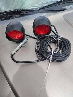 Grote industrial towing lights with round 4 pin plug