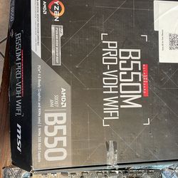 Motherboard  B550M pro-VDH WiFi