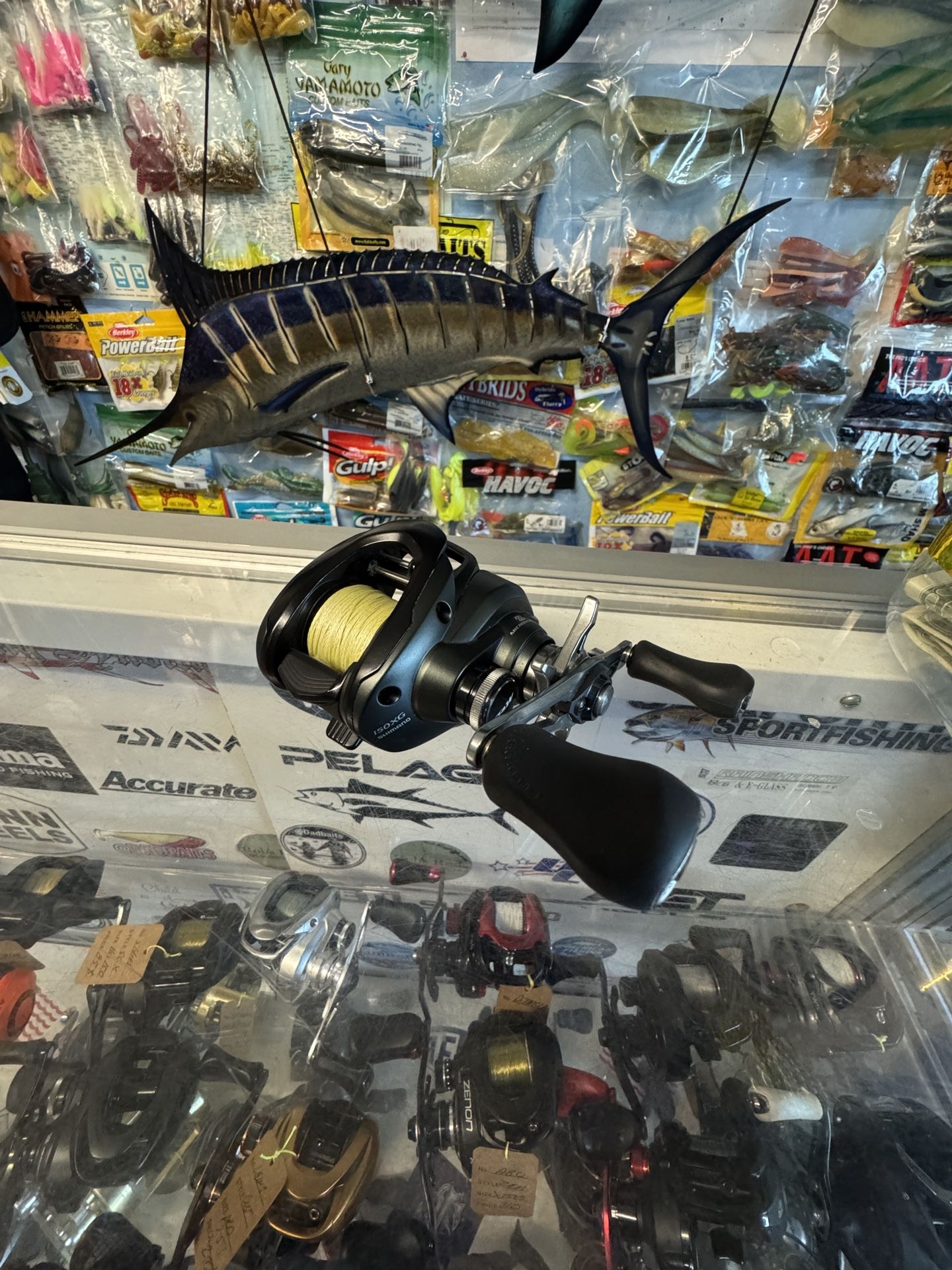 Like New Shimano Curado 150 Xg MGL Baitcasting Fishing Reel. 