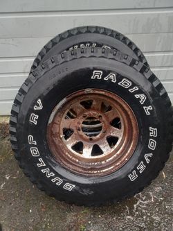 Radial Rover Dunlop RV Tires (×2)