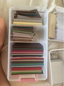 Cricut card making supplies