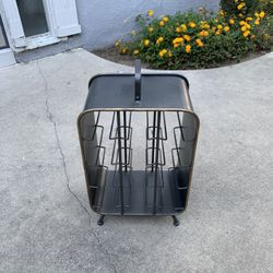 Industrial Modern Metal Wine Rack 