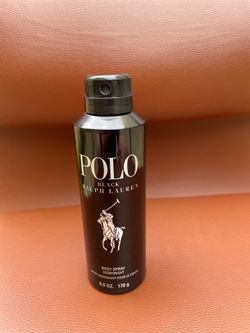 Discontinued Ralph Lauren Men's Polo Black Body Spray, 6 oz modern sophisticated