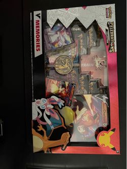 Pokemon Celebrations Charizard Sylveon Collection Box