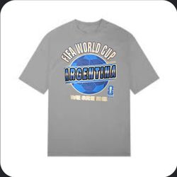 Official FIFA Gear Argentina World Cup Tee - Gray(all sizes)
