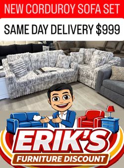 NUEVOS SILLONES CORDUROY NEW SOFA AND LOVESEAT