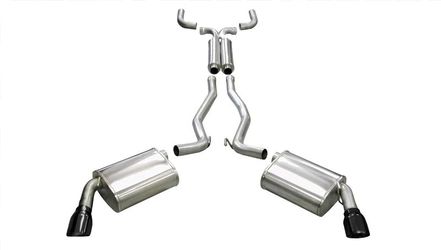 Corsa Performance Sport 2.5 Cat-Back DRE 4.0 in Single Tips | 2010-2015 Camaro RS 3.6L V6