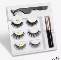 Luxe Magnetic Eye Lashes Set And Eye Liner Kit
