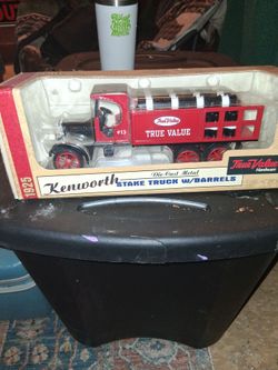 Kenworth Stake Truck W/Barrels