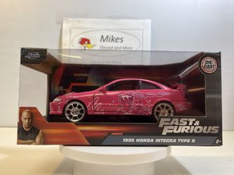 1995 Honda Integra Type R Diecast Model Car in 1/24 Scale by Jada F&F, NIB