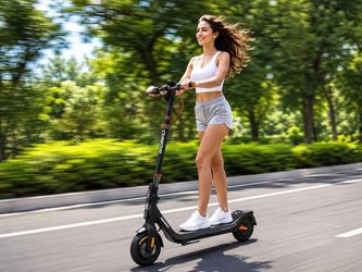 🔥 CUNFON RS300 SCOOTER ELÉCTRICO – LIGERO Y POTENTE 🔥  🛴 Ideal para Transporte Diario y Paseos  ⚡ Motor de 500W 🔋 Batería de Litio de 36V 🚀 Veloc