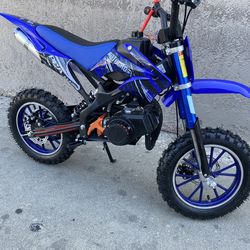 Dirtbike NEW 50cc Blue off-road motorcycle gas $380