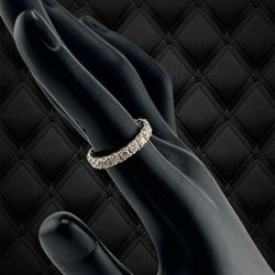 Diamond Band In 14k Yellow gold 