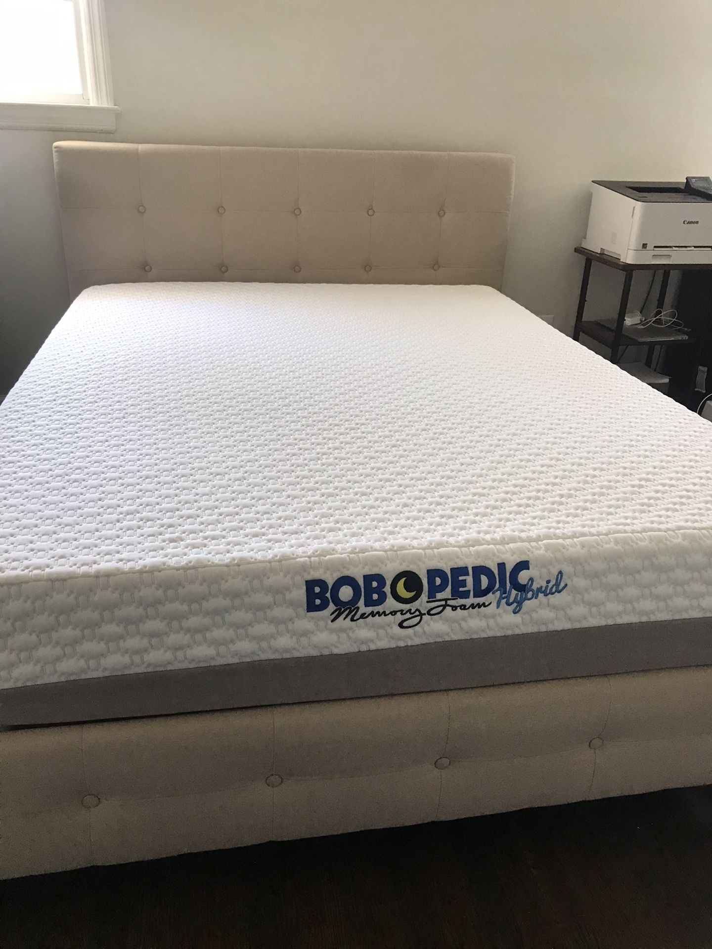 Bobopedic Hybrid Memory Foam Mattress, Queen