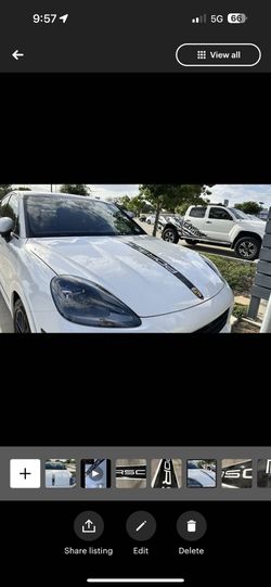 CARBON FIBER Porsche Cayenne 2011- 2023 Hood Stripe Decal 958.1 958.2 9Y0 GTS Turbo