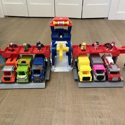 Paw Patrol Big Truck Pups With All 6 Trucks And Pups