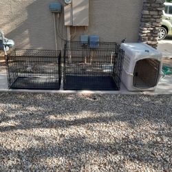 Large Or X-Large Metal Dog Kennel Or Wire Crates $40-$60 Each See All Photos 