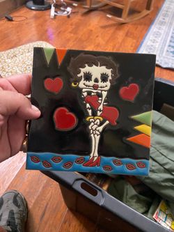 Betty boop skull hand and hand designs