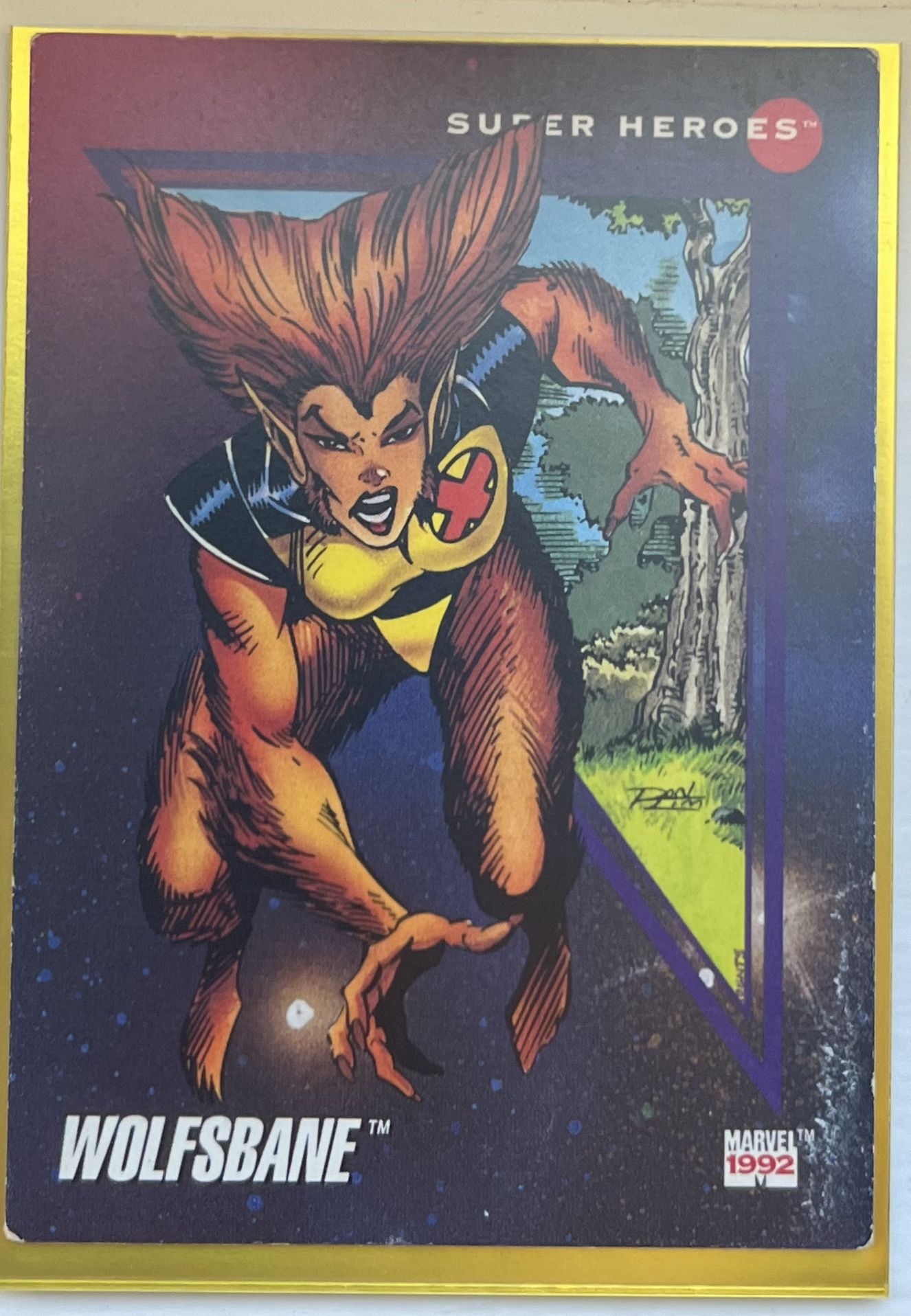 WolfsBane Trading Card 1992