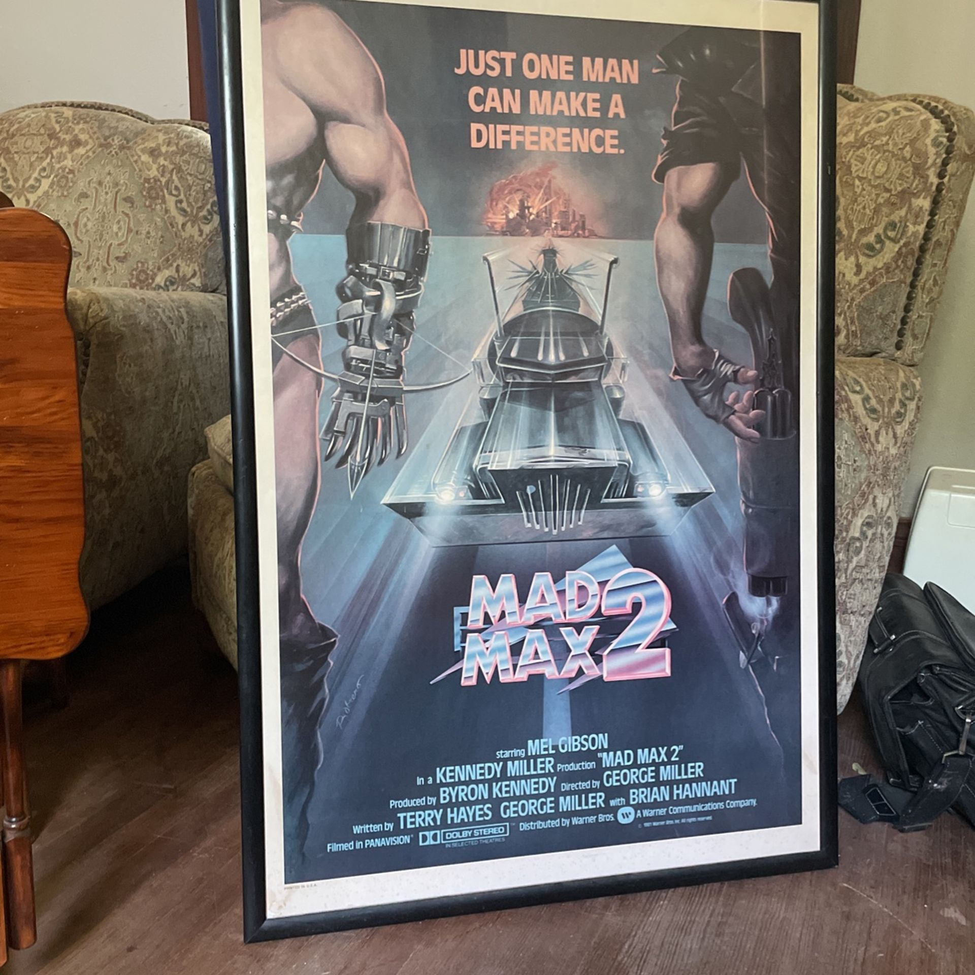 Original Vintage ROAD WARRIOR/MAD MAX 2 Poster