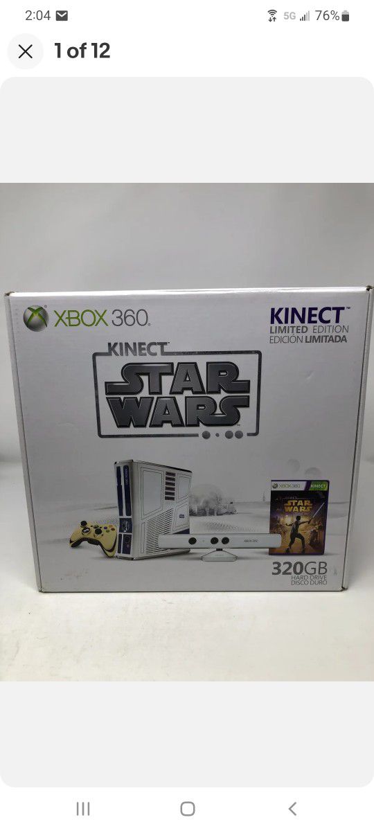 Xbox 360 Star Wars Edition.  Read Ad
