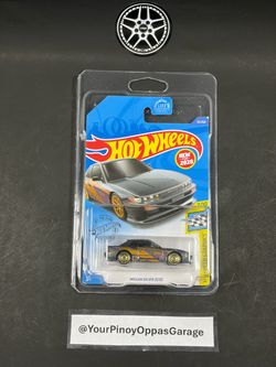 Hot Wheels - HW Speed Graphics #7/10 - Dark Gray Grey KW Nissan Silvia (S13) (HHF37)