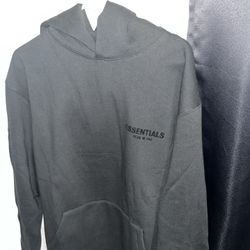 Essentials Fear Of God Hoodie All Black