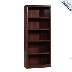 Better Homes & Gardens 71" Ashwood Road 5 Shelf Bookcase, Cherry