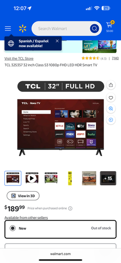 32 inch tv WITH tv mount