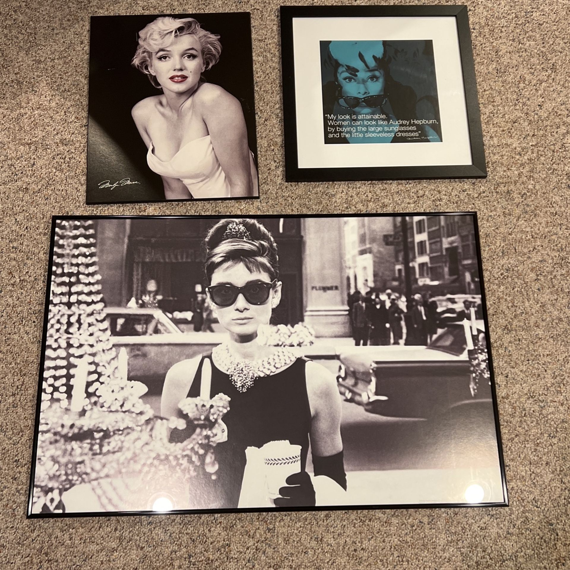 Audrey Hepburn and Marilyn Monroe Photo Set