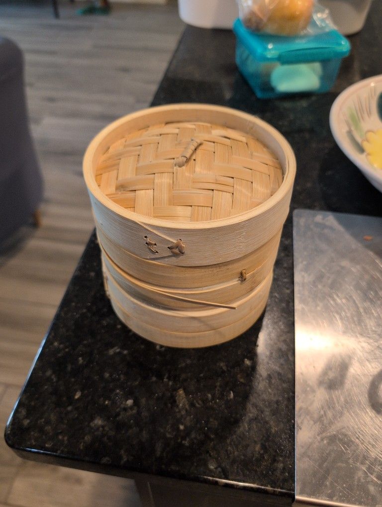 2 Tier Bamboo Steamer