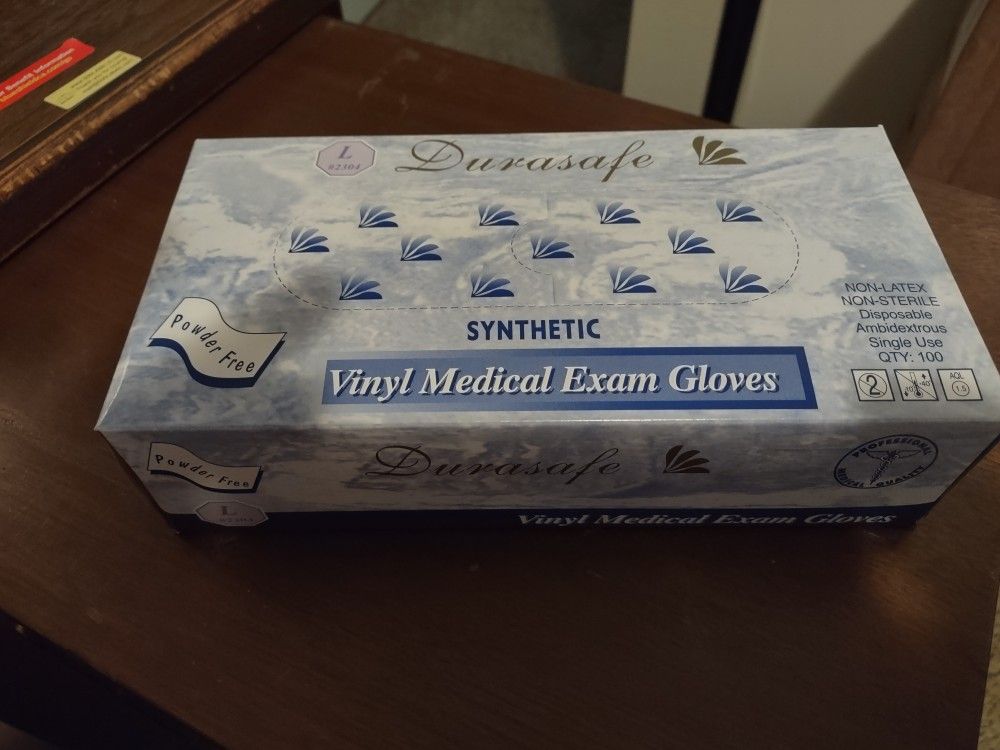 Durasafe Vinyl Med.Gloves $4 a Box