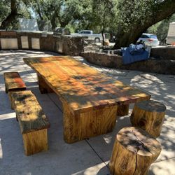 Custom Live Edge Tables
