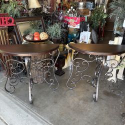 2 Sofa Table With Bench