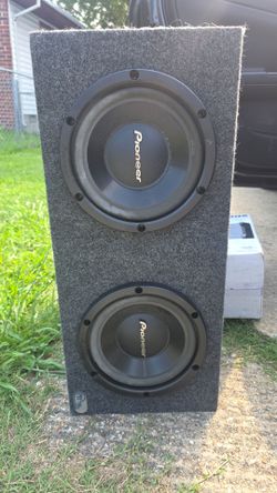 Pioneer 10" speakers