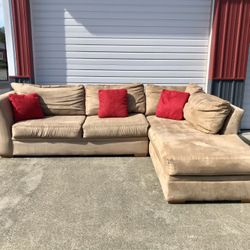 (Free Delivery) Microfiber Corner Sectional