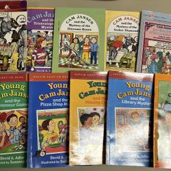 "Cam Jansen" lot of 12 books 