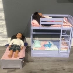 Our Generation Doll Bed And Bunk Bed