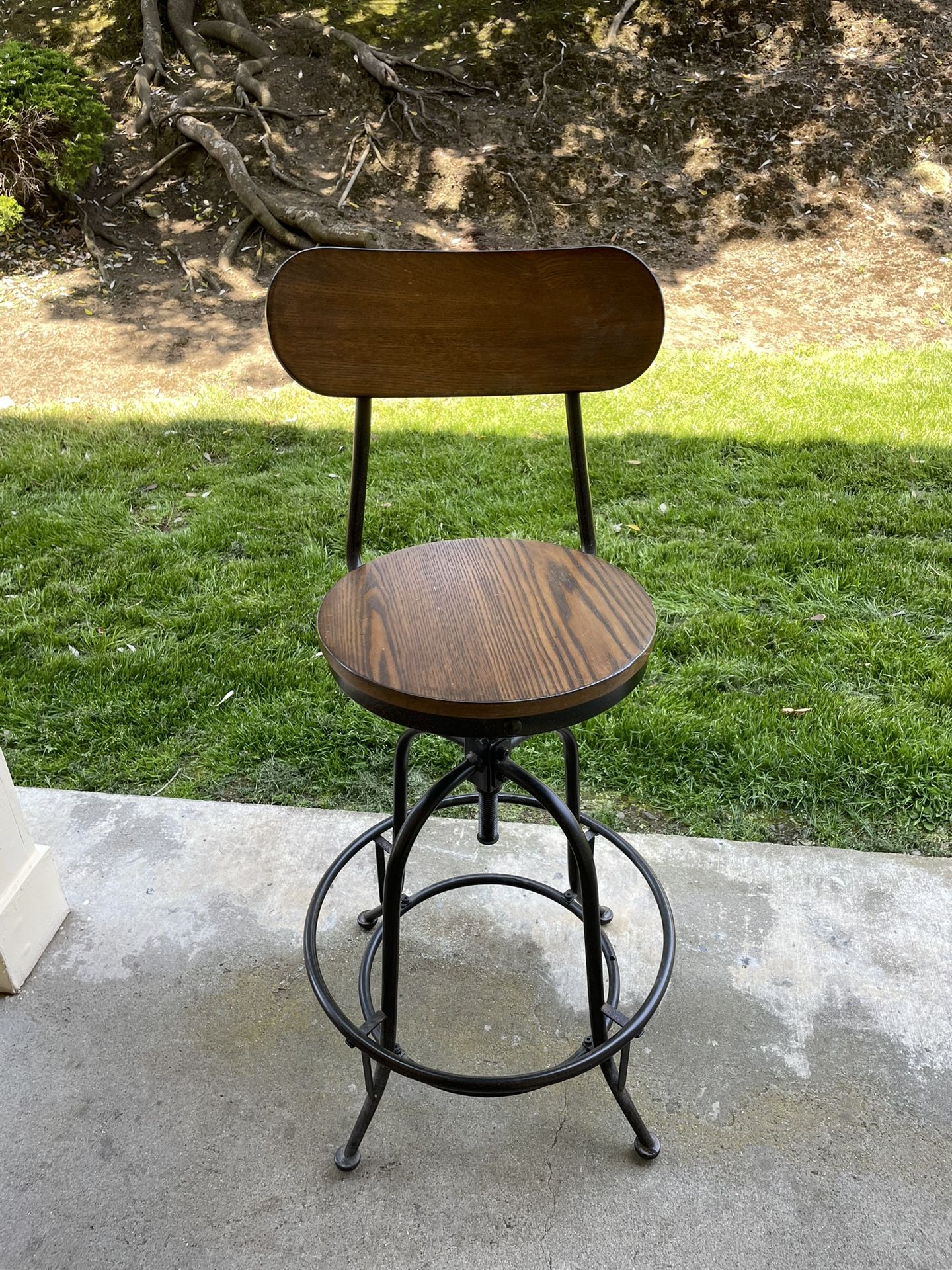 Adjustable Wooden Steel Stool $40 each or both for $70