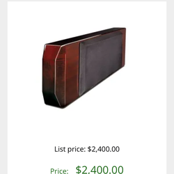 Sunfire SRS210R SubRosa In-Room / On-Wall Rosewood Cabinet w/Dual active 10"- StillBass Anti-Shake Tech