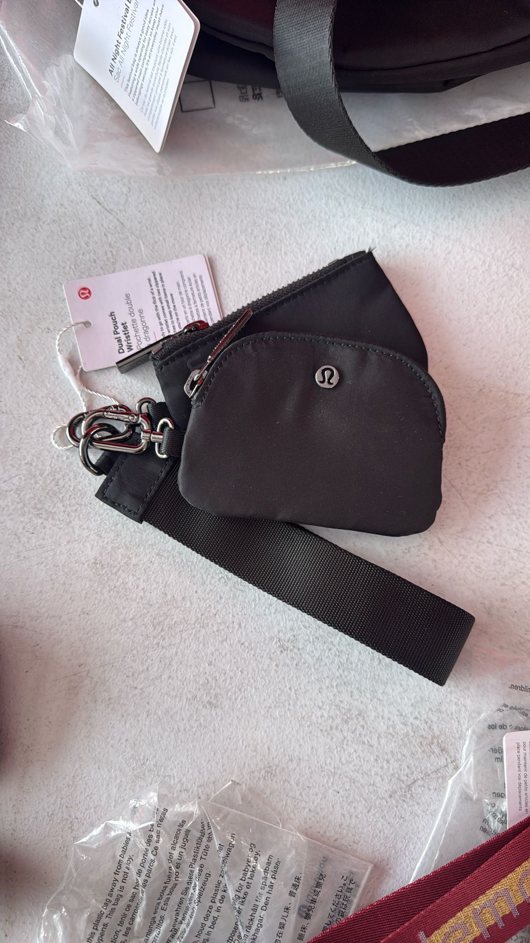 Lululemon Dual Pouch Wristlet 