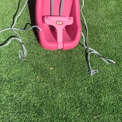 Pink toddler kid child swing