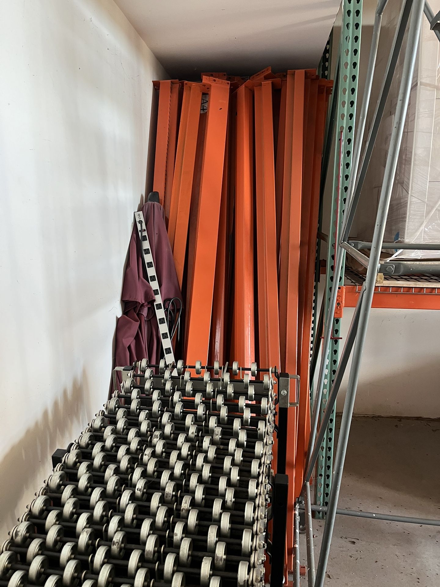 Warehouse stairs, Rollers & Dock Tray