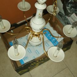 Vintage Porcelain Chandelier