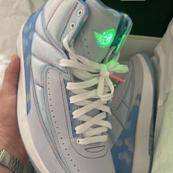 Jordan 2 J Balvin Size 10.5 used 