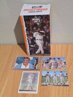 Barry Bonds Bobblehead and Baseball Cards