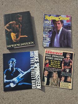 Vintage Bruce Springsteen Memorabilia