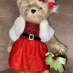 New NWT Boyds Bears Krysta Yulebeary Jointed Stuffed Plush Christmas Edition 